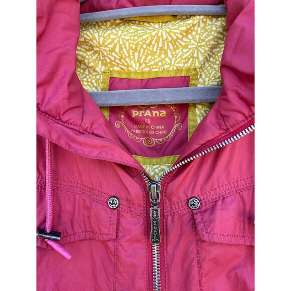 Prana Emilia Jacket, Women's, Durable, Water Repellent, Pockets, Red, Sz XS - Picture 2 of 7